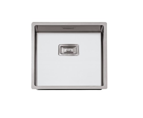 Box Lux 45 Hansloren by Rodi zlewozmywak podblatowy 450x400 korek manulany stal szczotkowana - B4SN-1PMB