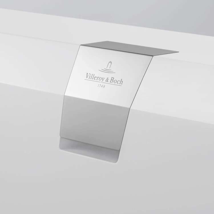 Squaro Edge Duo 12 Villeroy&Boch wanna prostokątna quaryl 1700x750 biała - UBQ 170 SQE 2DV-01