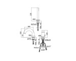 Stick Paffoni bateria wannowa 3 otworowa chrom - SK040LCR