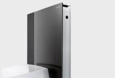 Monolith Geberit Moduł sanitarny do WC stojącego H101 szkło czarne/aluminium - 131.004.SJ.1