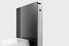 Monolith Geberit Moduł sanitarny do WC stojącego H101 szkło czarne/aluminium - 131.004.SJ.1