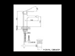 Foxal Kohlman bateria bidetowa chrom - QB130F