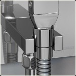 Excelent Kohlman bateria bidetowa ścienna chrom - QW138H