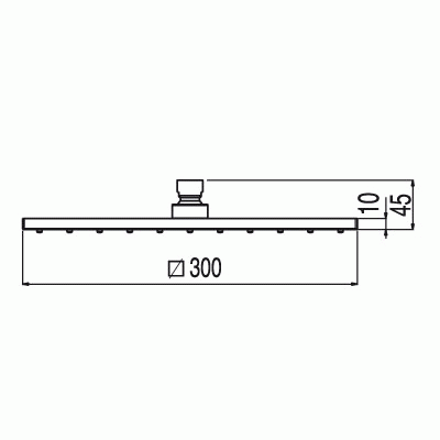 Cub-300 Tres głowica natryskowa deszczownia - 1.34.138.30