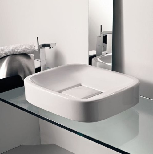 SPHERE umywalka ceramiczna włoska biała VITRUVIT - SPHLAA