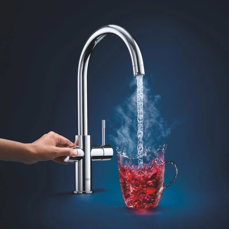 Red New Duo Grohe bateria kuchenna z boilerem 4 litry chrom - 30083 001