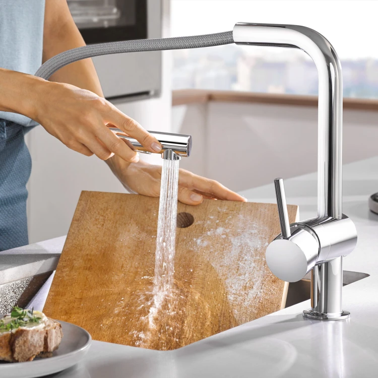 Minta Grohe bateria zlewozmywakowa ze zraszaczem chrom - 30274 000
