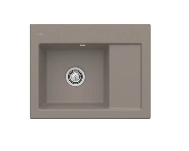 Subway 45 Compact Classicline V&B zlew ceramiczny 650x510mm KM lewy timber - 331201TR