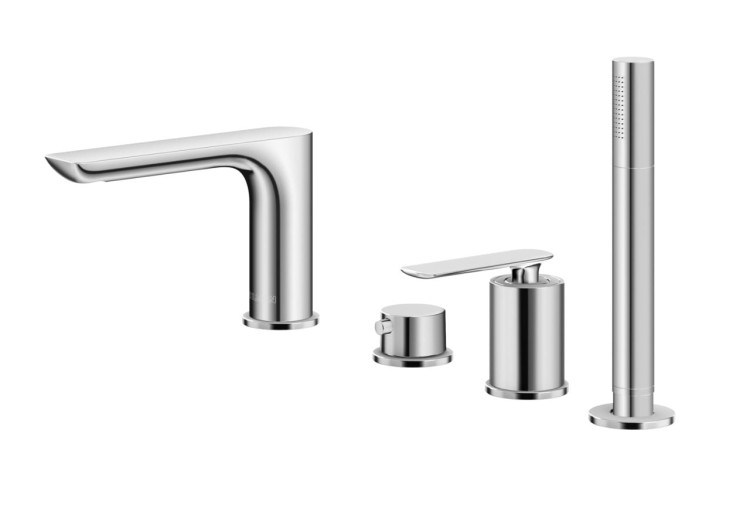 Experience Kohlman bateria wannowa 4-otworowa chrom – QB244E