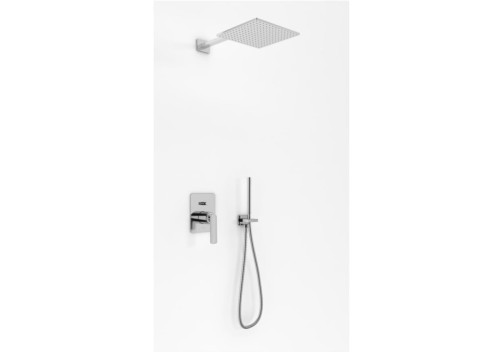 Experience Kohlman zestaw prysznicowy z deszczownią 30 cm chrom - QW210EQ30