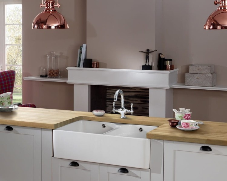 Farmhouse V&B Classicline dwukomorowy kucheny 80 KM crema – 638001KR