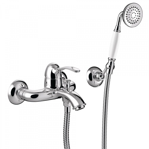 Clasic-Tres bateria wannowo-prysznicowa ścienna chrom - 242.170.01