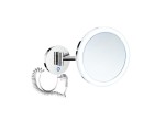 Stella lusterko kosmetyczne powiększenie 3X podświetl LED ruchome ramię - 22.00431