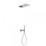 3V Tres podtynkowy zestaw natryskowy z deszczownią ścienną chrom - 210.273.01