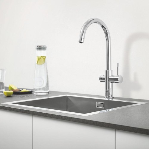 Grohe Blue® Professional Chilled and Sparkling bateria kuchenna dwufunkcyjna z filtrem chrom - 31323 002