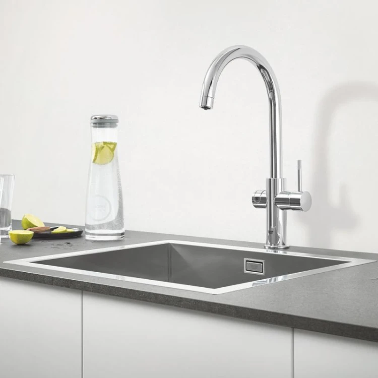 Grohe Blue® Professional Chilled and Sparkling bateria kuchenna dwufunkcyjna z filtrem chrom - 31323 002