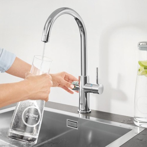 Grohe Blue® Professional Chilled and Sparkling bateria kuchenna dwufunkcyjna z filtrem chrom - 31323 002