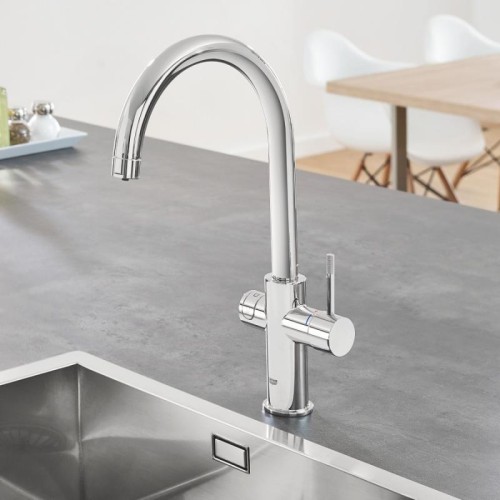 Blue Home Grohe zestaw startowy z baterią kuchenną wylewka C chrom - 31455 001