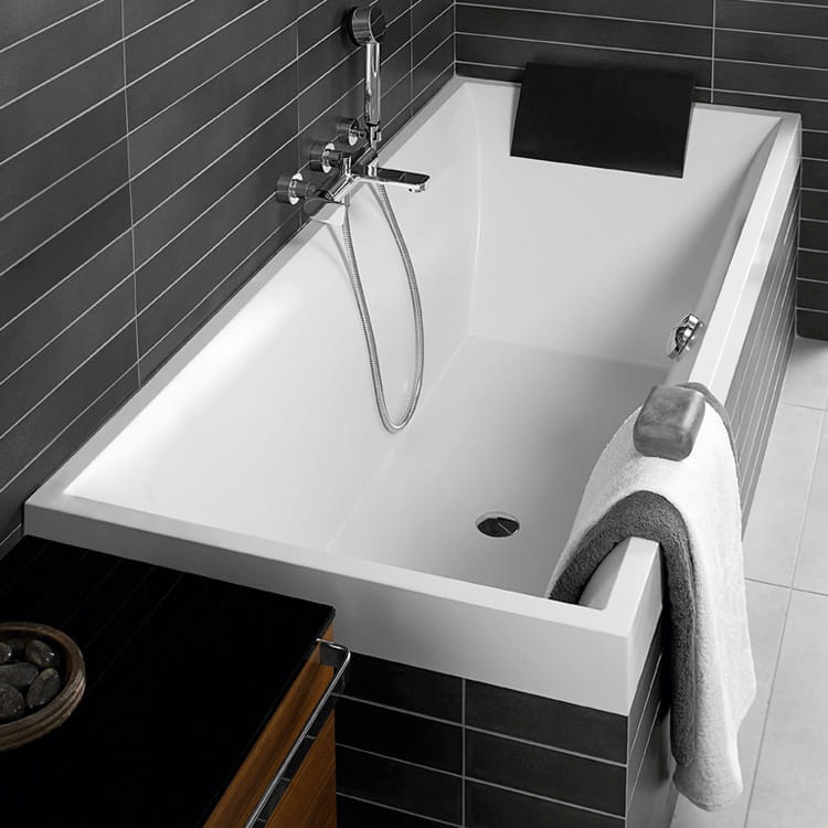 Squaro V&B wanna akrylowa prostokątna 180x85 – UBQ180SQR2V-01