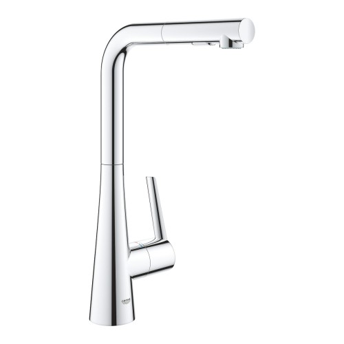 Zedra New Grohe bateria zlewozmywakowa z wyciąganą wylewką chrom - 32553002