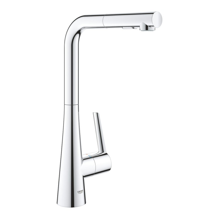 Zedra New Grohe bateria zlewozmywakowa z wyciąganą wylewką chrom - 32553002