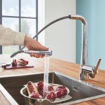 Zedra New Grohe bateria zlewozmywakowa z wyciąganą wylewką chrom - 32553002