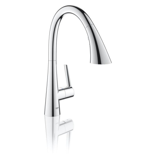 Zedra New Grohe bateria zlewozmywakowa z wyciąganą wylewką chrom 32294002