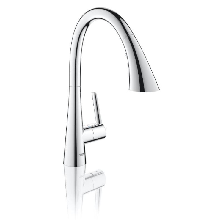 Zedra New Grohe bateria zlewozmywakowa z wyciąganą wylewką chrom 32294002