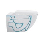 Subway V&B miska WC wisząca z półką 370x560 Ceramicplus - 660310R1