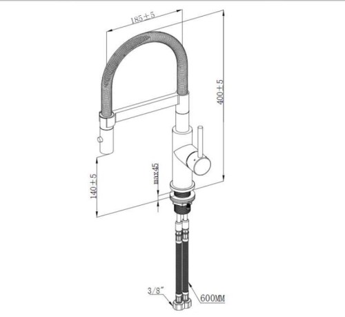 Steel Expert Compact V&B bateria zlewozmywakowa stal szczotkowana