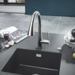 Zedra New Grohe bateria zlewozmywakowa z wyciąganą wylewką chrom - 32294002
