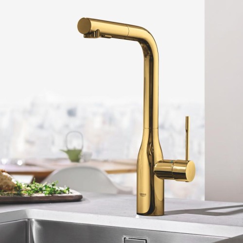 Essence Grohe bateria kuchenna z przełącznikiem strumienia cool sunrise - 30270 GL0