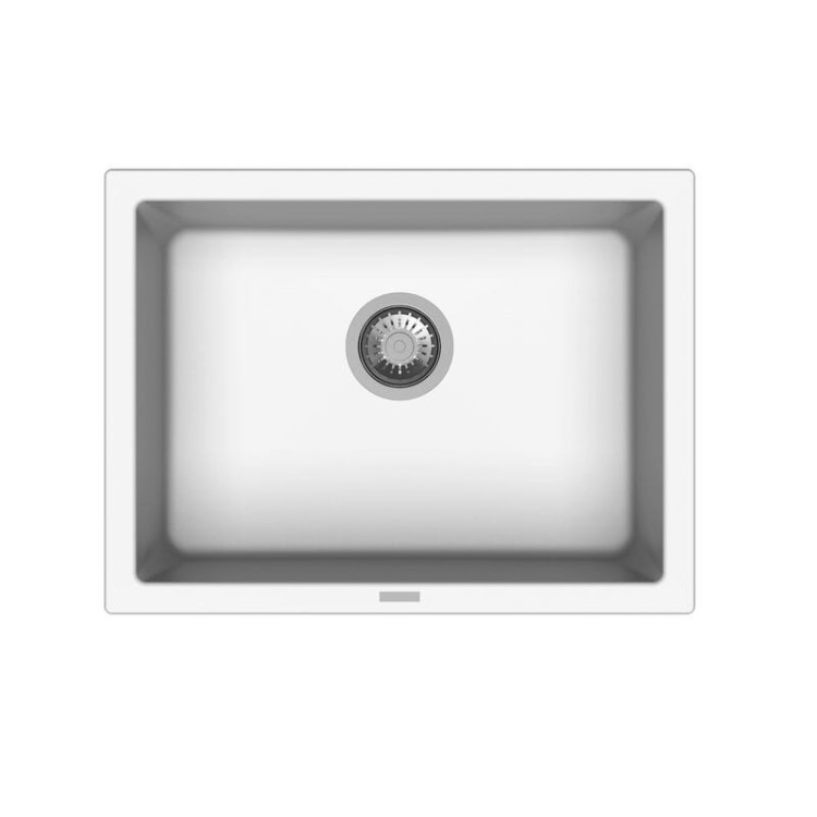 Blues Hansloren by Schock zlewozmywak granitowy 609x457 biały - BUBN-1WMB