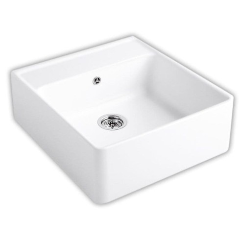 Zlew ceramiczny farmerski Villeroy&Boch white alpin biały 632061R1