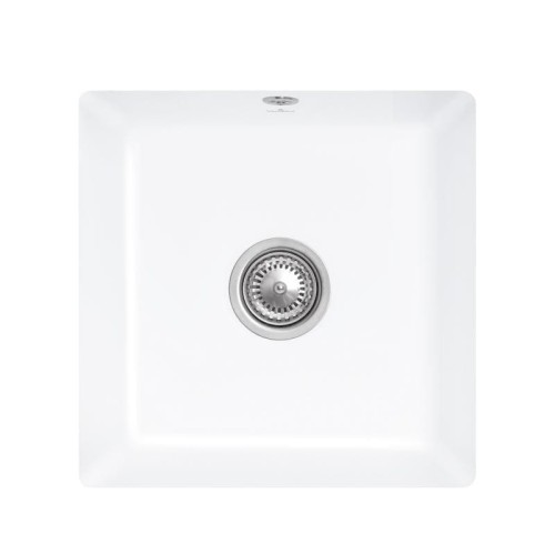 Subway SU 50 Villeroy&Boch zlew ceramiczny snow white (połysk) biały 332501KG