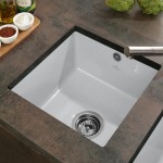 Subway SU 50 Villeroy&Boch zlew ceramiczny snow white (połysk) biały 332501KG