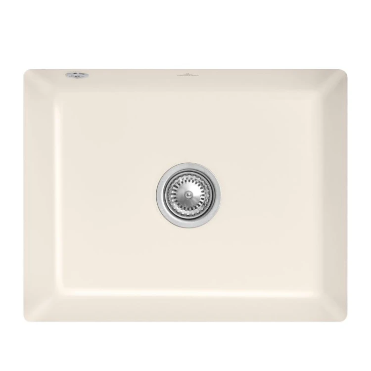 Subway SU 60 Villeroy&Boch zlew ceramiczny podblatowy cream (mat) beż 331001KR