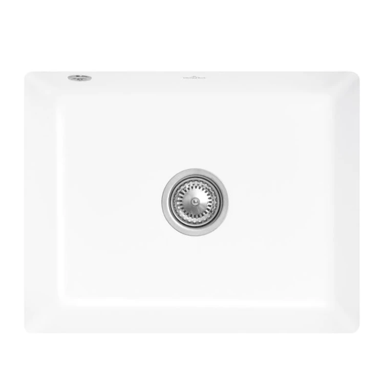 Subway SU 60 Villeroy&Boch zlew ceramiczny podblatowy stone white (mat) biały 331001RW