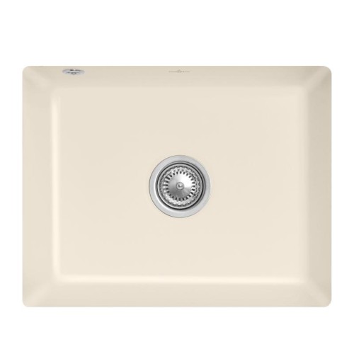 Subway SU 60 Villeroy&Boch zlew ceramiczny podblatowy ivory (mat) 331001FU