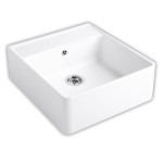 Zlew ceramiczny farmerski Villeroy&Boch stone white - biały matowy 632061RW