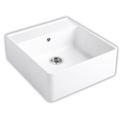 Zlew ceramiczny farmerski Villeroy&Boch stone white - biały matowy 632061RW