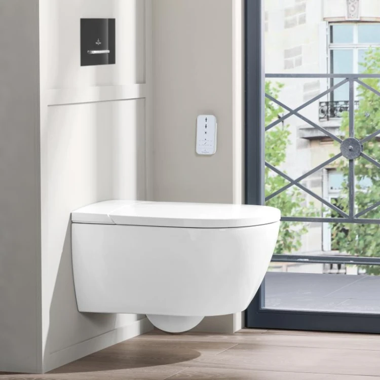 ViClean Villeroy&Boch miska wc myjąca bezrantowa owalna weiss alpin CeramicPlus - V0E100R1