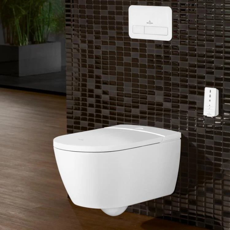 ViClean Villeroy&Boch miska wc myjąca bezrantowa owalna weiss alpin CeramicPlus - V0E100R1