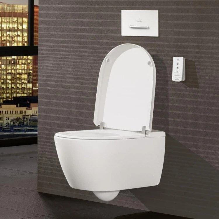 ViClean Villeroy&Boch miska wc myjąca bezrantowa owalna weiss alpin CeramicPlus - V0E100R1