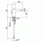 Loft-Tres bateria bidetowa chrom – 200.120.02