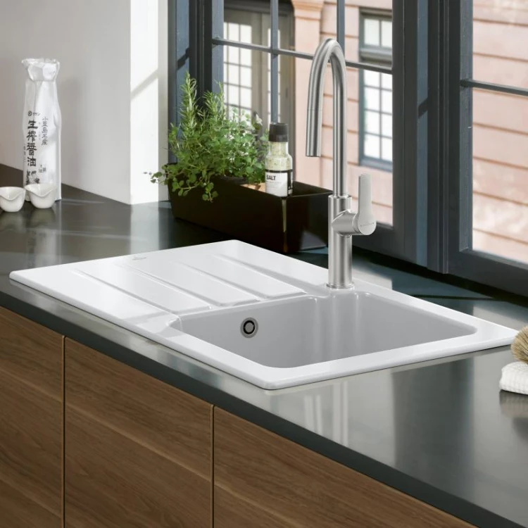 Architectura 45 Villeroy&Boch zlewozmywak ceramiczny 510x800 KM white alpin (połysk) 335001R1