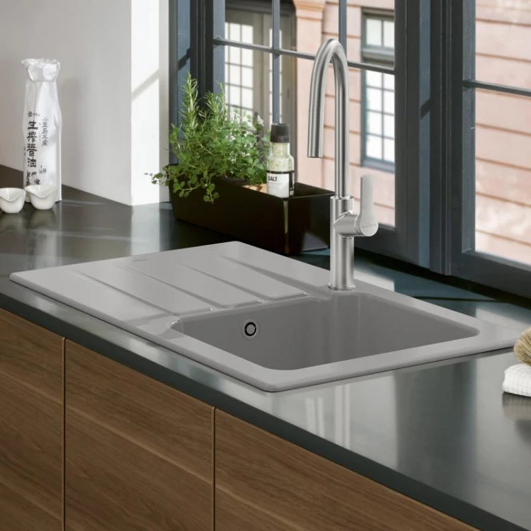 Architectura 45 Classicline Villeroy&Boch zlewozmywak ceramiczny 510x800 KM fossil (mat) - 3340 01 KD