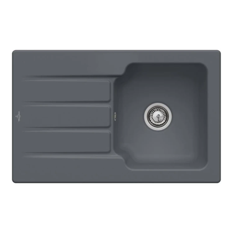 Architectura 45 Classicline Villeroy&Boch zlewozmywak ceramiczny 510x800 KM graphite 334001I4