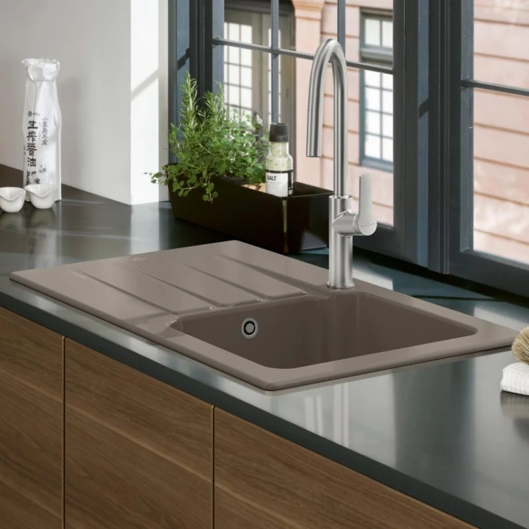 Architectura 45 Premiumline V&B zlew ceramiczny 510x800 KM timber (mat) - 334001TR