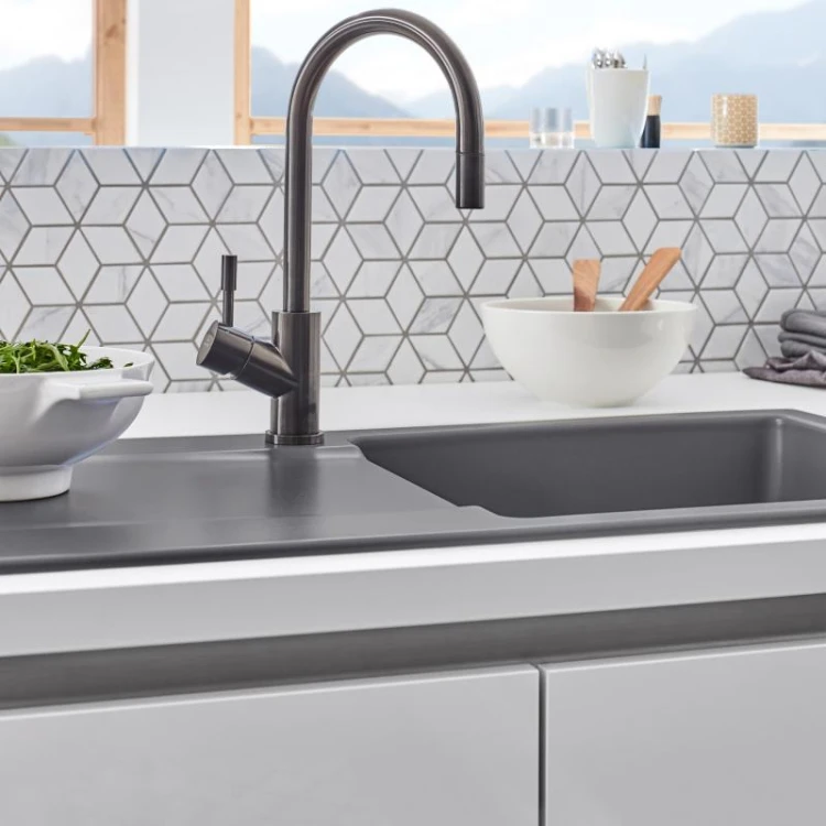 Siluet 60 V&B TitanCeram zlewozmywak ceramiczny KM 510x1000 white alpin - 333601R1